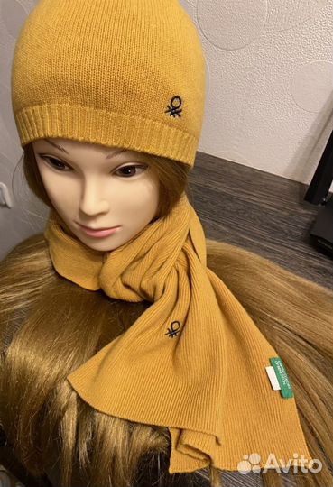 Шапка и шарф Benetton