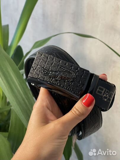 Ремень мужской кожаный автомат