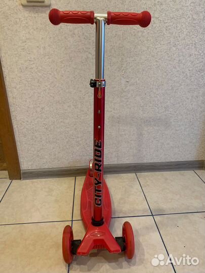 Самокат детский трехколесный бу