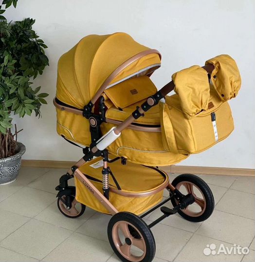 Коляска трансформер 2в1 с рождения