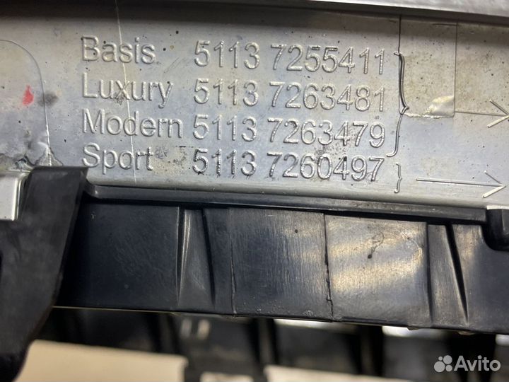 Комплект декоративных решеток Sport BMW F30/31/LCI