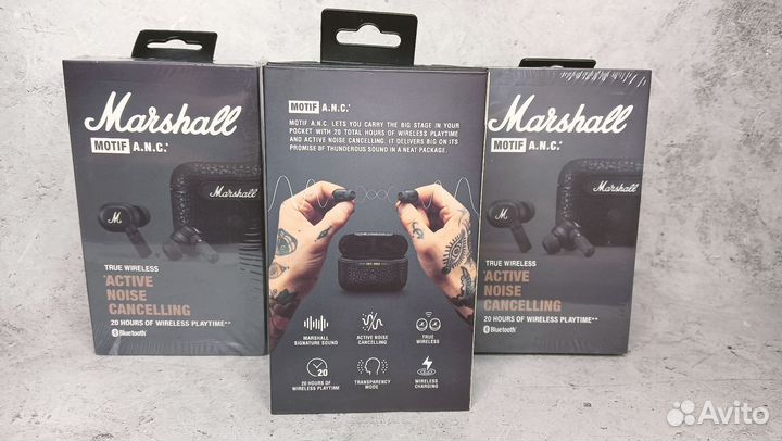 Беспроводные наушники маршал motif anc