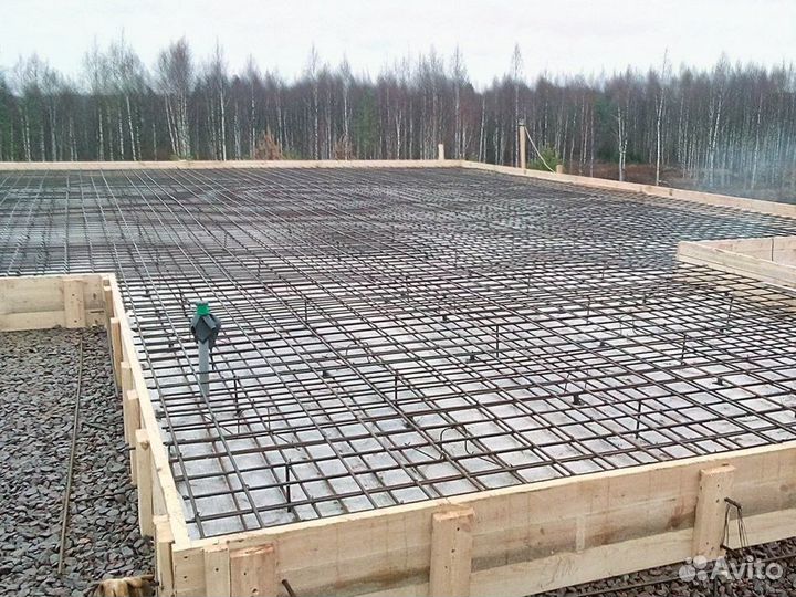 Фундамент под дом. Монолит плита. Без посредников