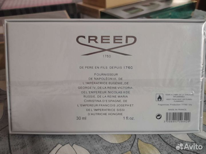 Подарочный мужской набор парфюма Creed 3x30 ml