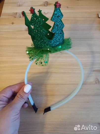 Ободок елочка