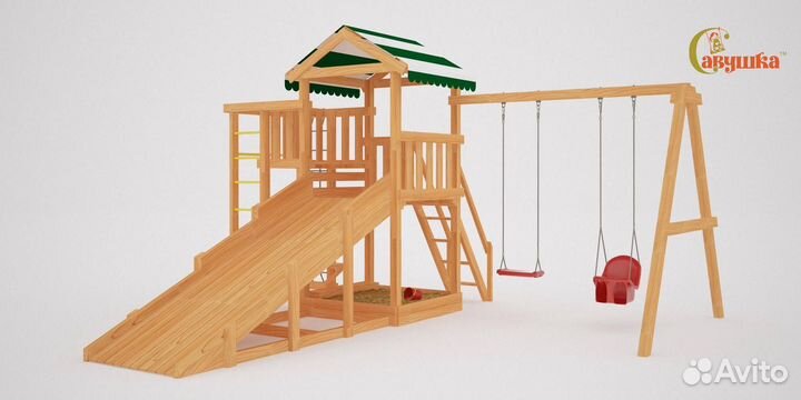 Игровая площадка Савушка 4 сезона Мастер 3