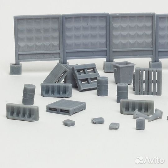 Набор, бочка, канистра, забор по-2, инструменты