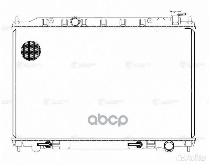 Радиатор охл. для а/м Nissan Murano (Z50) (02)
