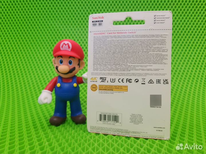 Карта памяти Nintendo Switch Micro SD 128 gb