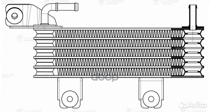 Радиатор масляный luzar LOc 0850 LOC0850 luzar