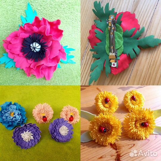 Бантики, заколочки, резинки, ободки