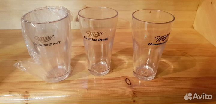 Стакан пластиковый 0.285л. Miller Genuine Draft