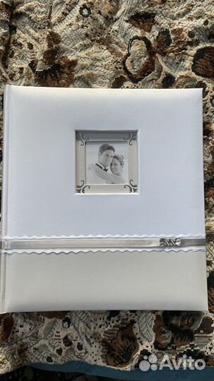 Фотоальбом белый и черный, старинный