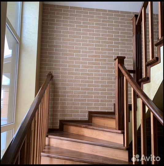 Гибкий кирпич на сетке для фасадов и интерьера