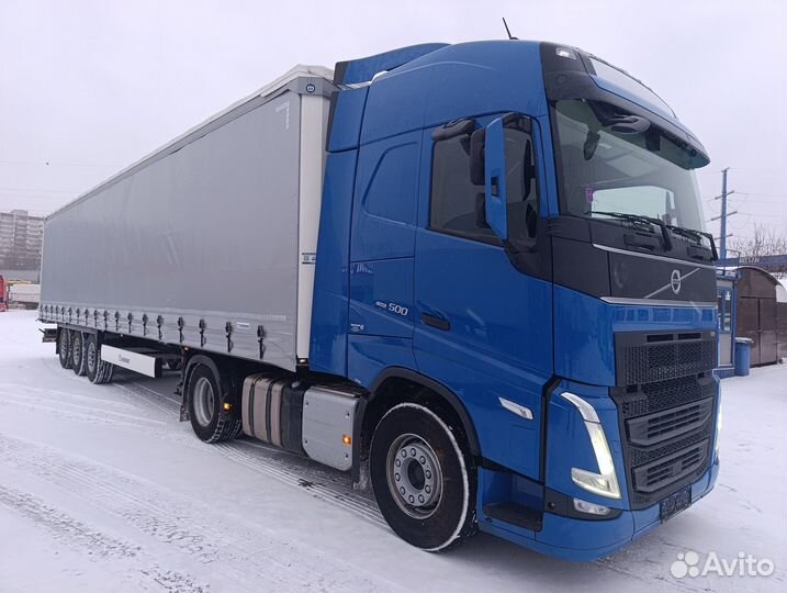 Volvo FH 500 с полуприцепом, 2021