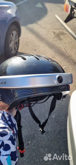 Велошлем с видеокамерой wifi, fi, bt Airwheel C5