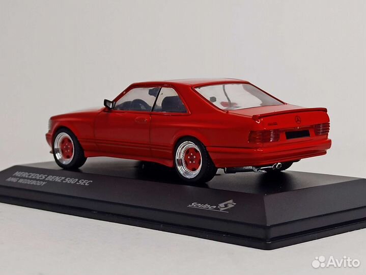 Mercedes 560 Sec Amg W126 Widebody 1:43 Solido
