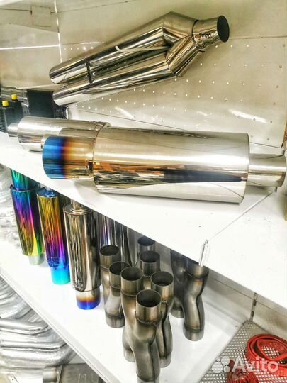 Банка выхлопная глушитель hks hi-power jasma