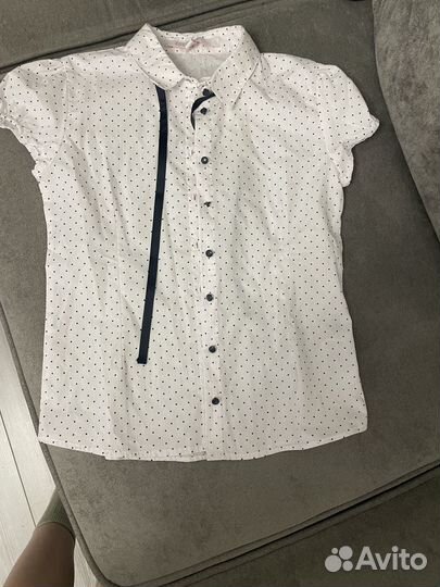 Школьная блузка 140