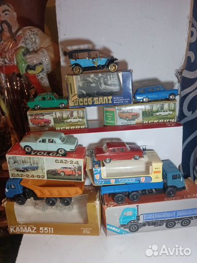 Коллекция масштабных моделей машинок СССР 1*43 80г