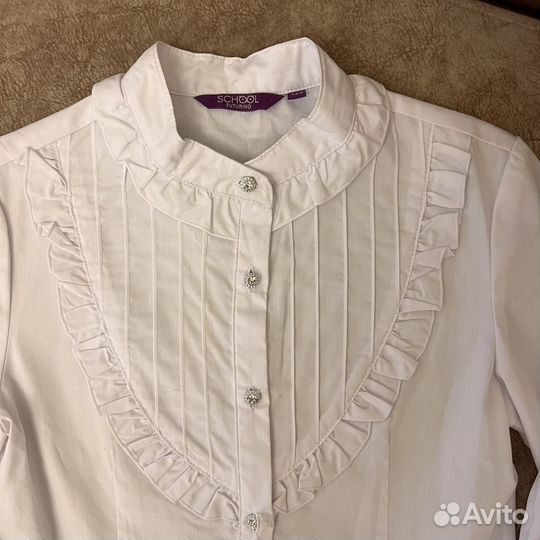 Блузки школьные 128 134 для девочки