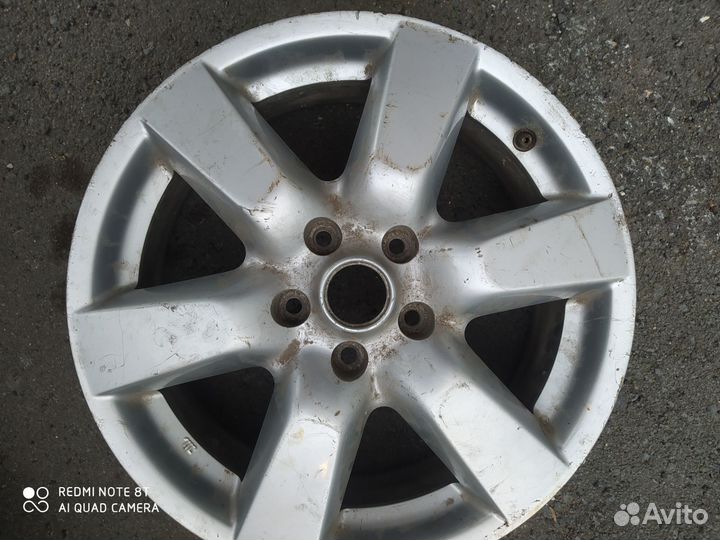 Литые диски r17 5x114 3 nissan бу