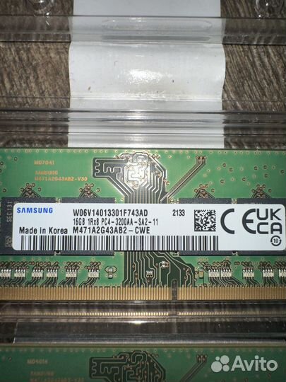 Оперативная память samsung ddr4 16gb 3200