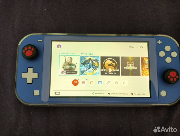 Nintendo switch lite с играми