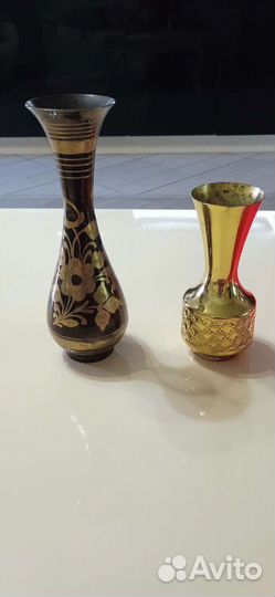 Вазы латунь