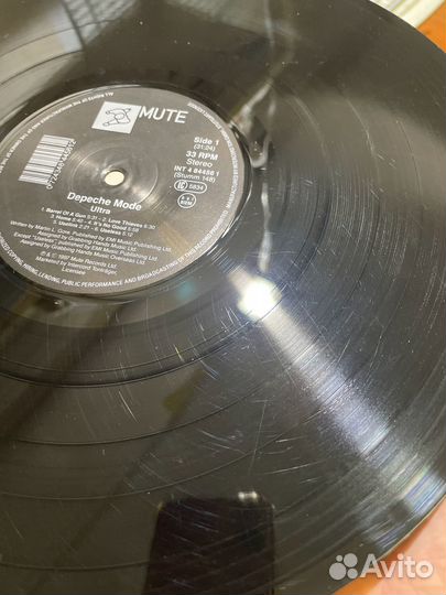 Depeche Mode - Ultra LP Europe 1997 оригинал 1st p