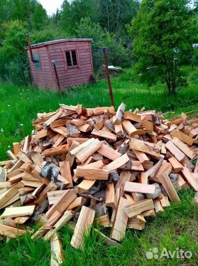 Дрова колотые Береза