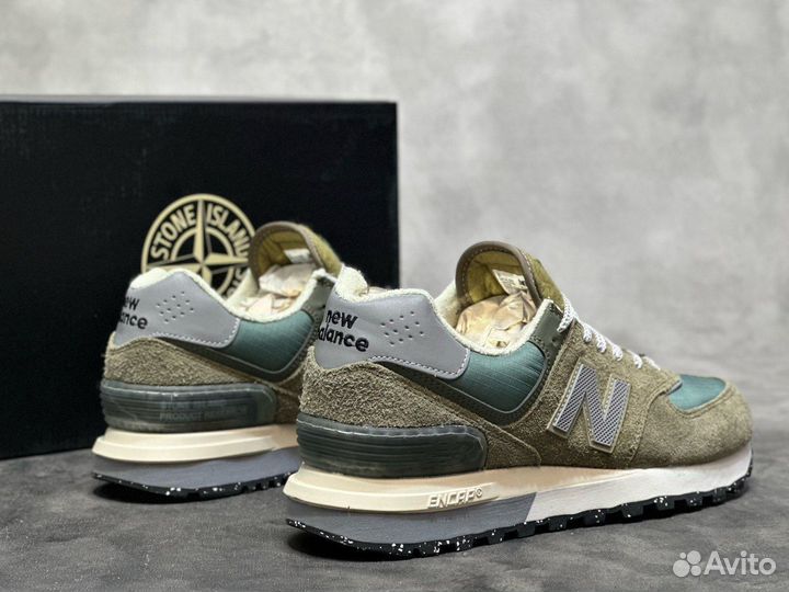 Мужские кроссовки New balance 574 stone island