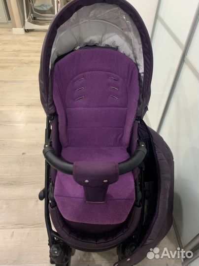 Коляска 2 в 1 эко кожа