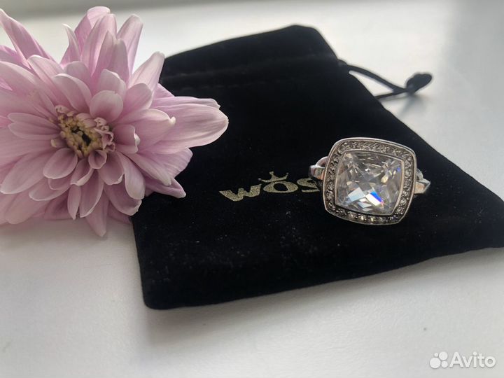 Кольцо серебро