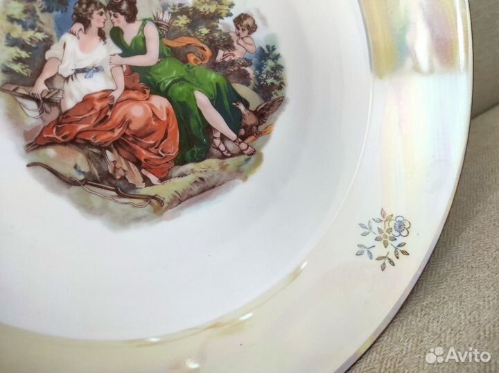 Фарфоровое блюдо Kahla Мадонна ГДР