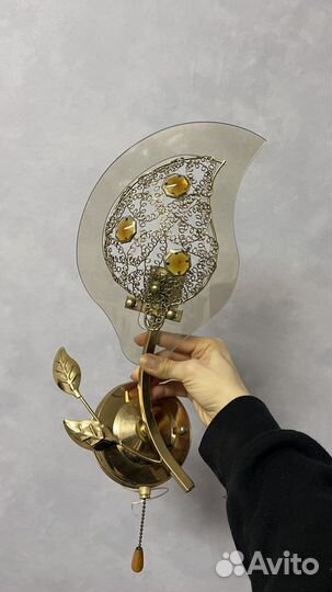 Настенный светильник бра бронза