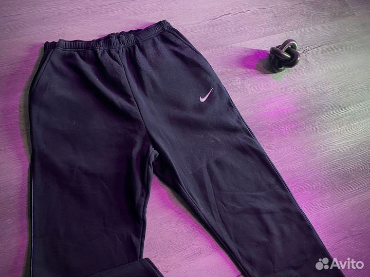 Штаны Nike темно-синие утепленные новые