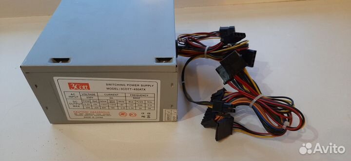 Блок питания 3Cott 450w & Switching Power Supply 4