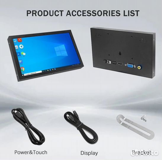 Сенсорный Монитор 7 дюймов с подставкой