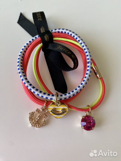 Juicy Couture, ориг. новый браслет-набор резинок