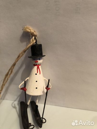 Лыжник. Подвеска. Сувенир