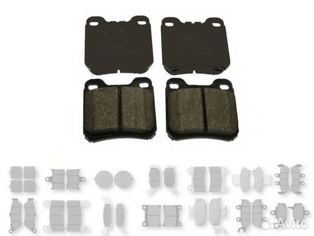 Колодки задние Opel Omega A, Vectra B, Saab 9-3