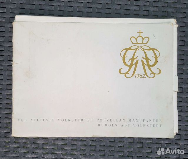 Каталог немецкого фарфора Volkstedt
