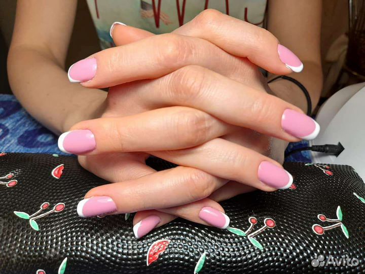 Маникюр педикюр с покрытием гель лаком