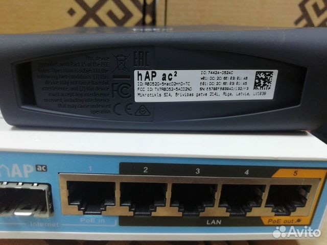 WiFi роутер Mikrotik hAP RB951Ui-2ND