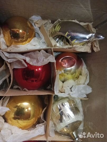 Елочные игрушки СССР и гдр