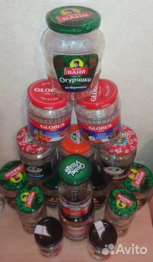 Банка стеклянная с винтовой крышкой / Банки