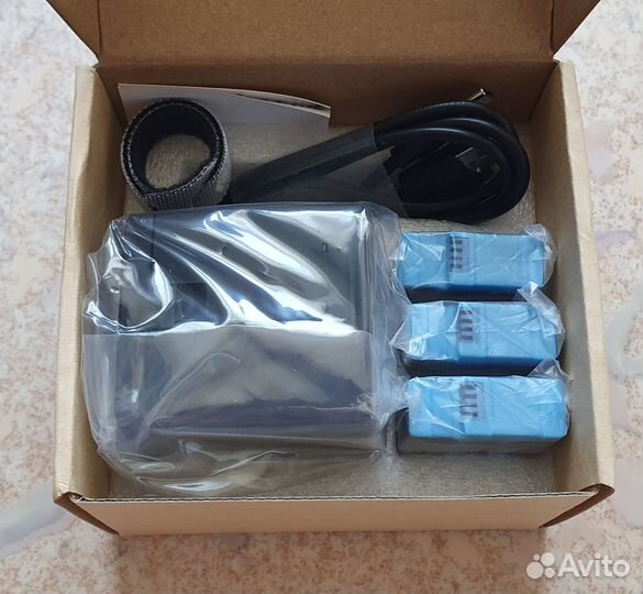 Комплект Coolshow 3 акб+зарядное для GoPro 11/10/9