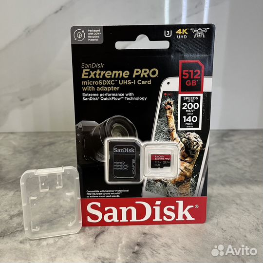Карта памяти Sandisk Extreme Pro 512 GB