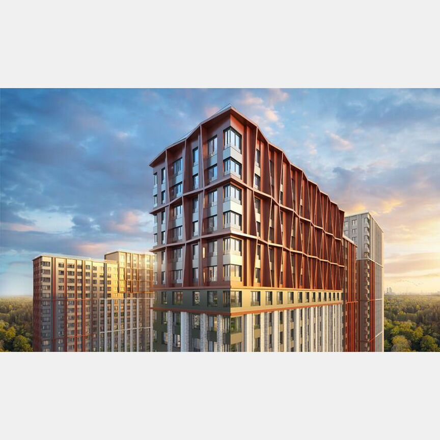 1-к. квартира, 42,3 м², 22/22 эт.